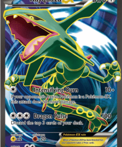 2015 Pokemon XY Roaring Skies Rayquaza EX 104/108 Full Art LP